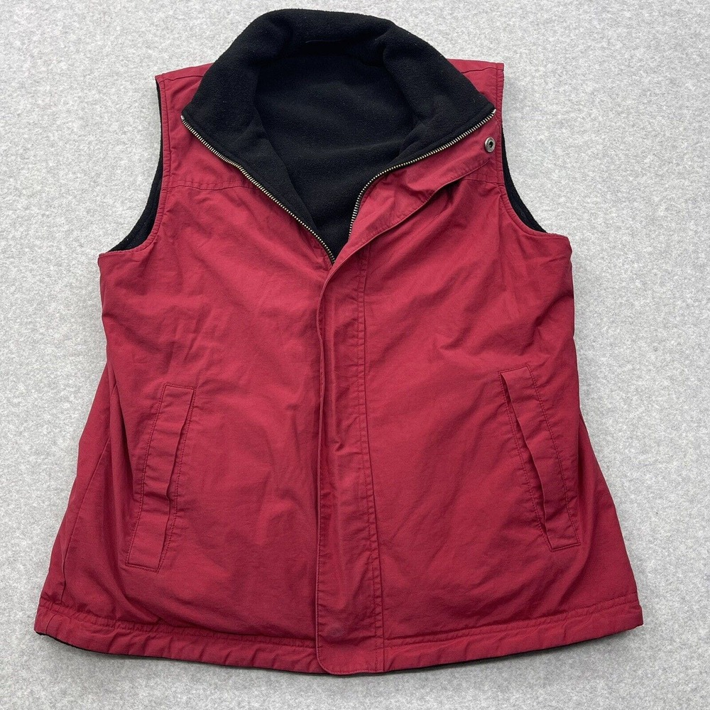 Lauren-RL Active Vest Womens Small Ralph Lauren Pockets Full Zip Front Outdoors